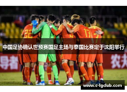 中国足协确认世预赛国足主场与泰国比赛定于沈阳举行 中国足协确认世预赛国足主场与泰国比赛定于沈阳举行